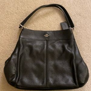 Coach black shoulder bag
